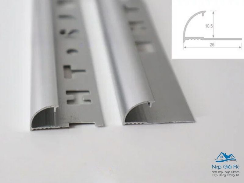 Đặc Điểm Nổi Bật Của Nẹp Nhôm Bo Tròn Góc Ngoài Ht