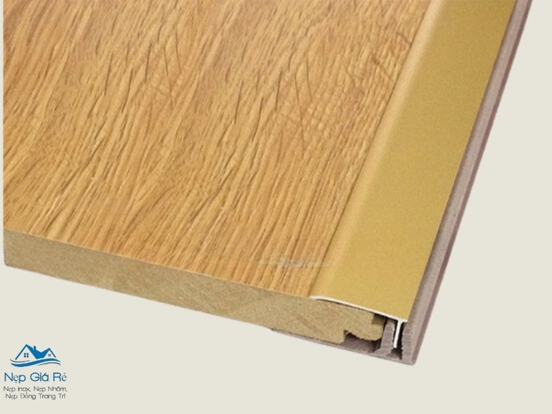 Nẹp Nhôm Aph3 Golden 8-12mm Sử Dụng để Kết Thúc Sàn Gỗ
