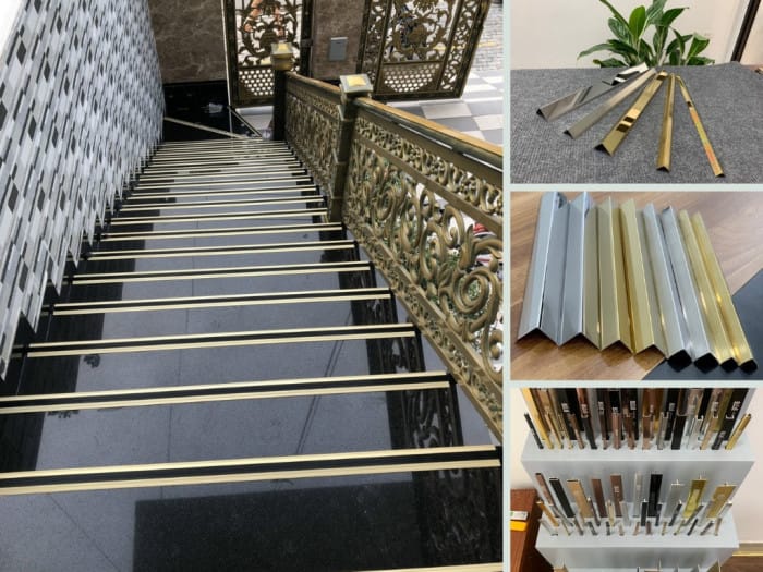 Nẹp inox chữ L trang trí cao cấp đẹp giá rẻ