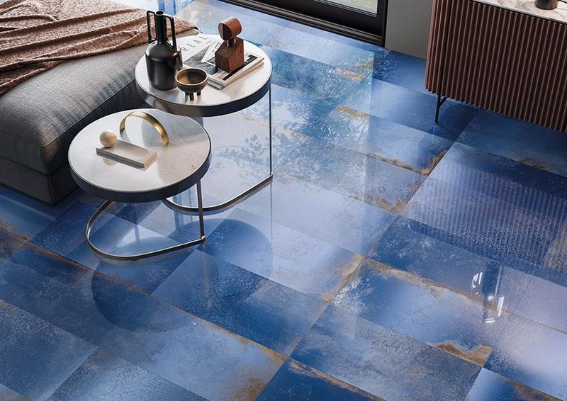 Mẫu gạch lát nền màu xanh ngọc đẹp giá rẻ