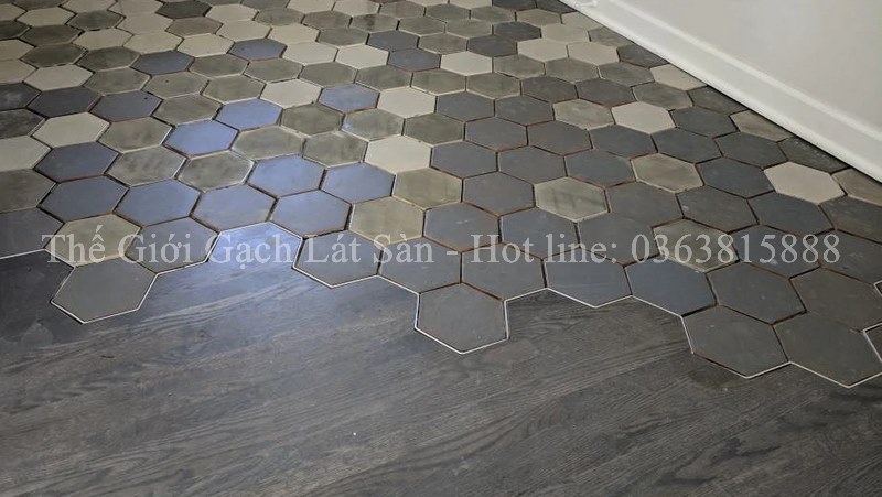 Mẫu gạch lục giác giá rẻ ốp tường lát nền trang trí đẹp Mẫu gạch lục giác ốp tường, lát nền Giá rẻ đẹp