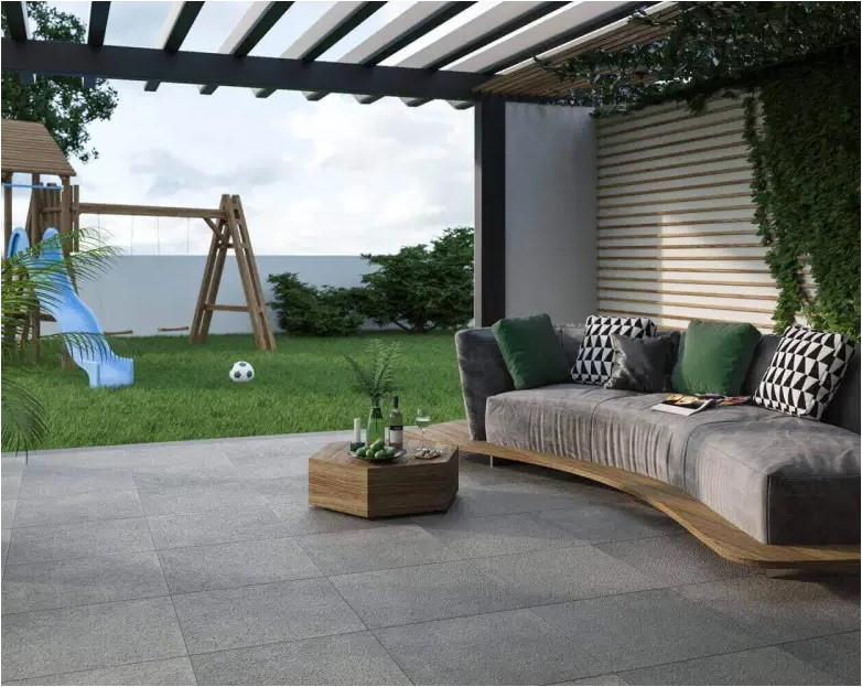 Gạch lát sân thượng cho mệnh Mộc