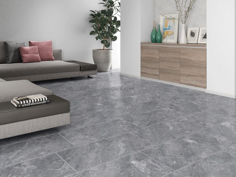 Mẫu Gạch lát nền màu xám cao cấp giá rẻ tại TP HCM