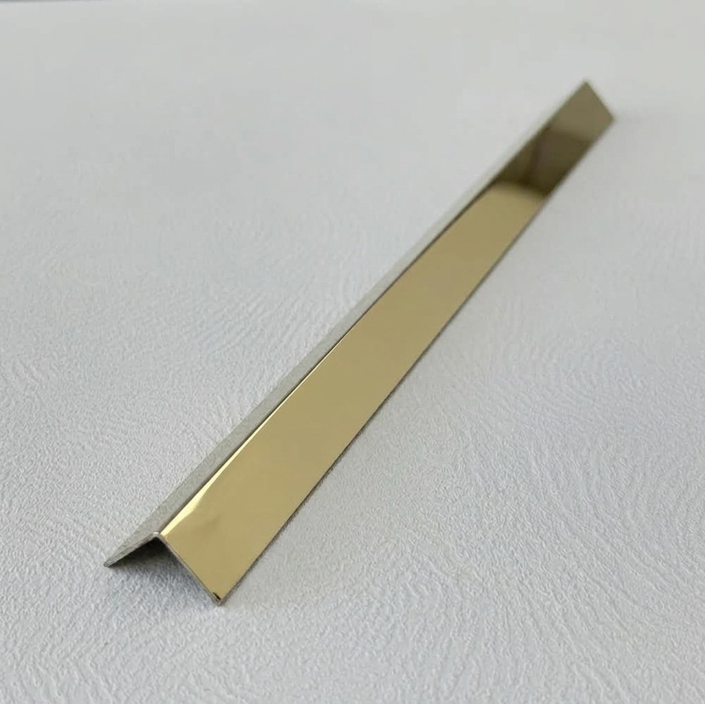 Nẹp V Inox Vàng Gương Là Gì Công Nghệ đánh Bóng Gương 8k Và Mạ Pvd Titan
